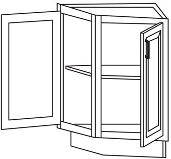 Base End angle Cabinet