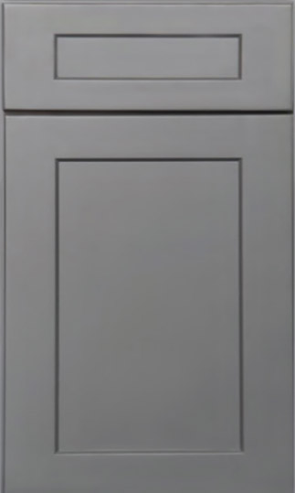 Stone Grey Shaker Kitchen Cabinets Sample Door