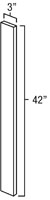 Carolina Hickory 3" x 42"  Wall Filler