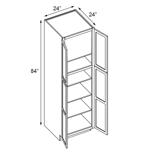 24x24 shop pantry cabinet