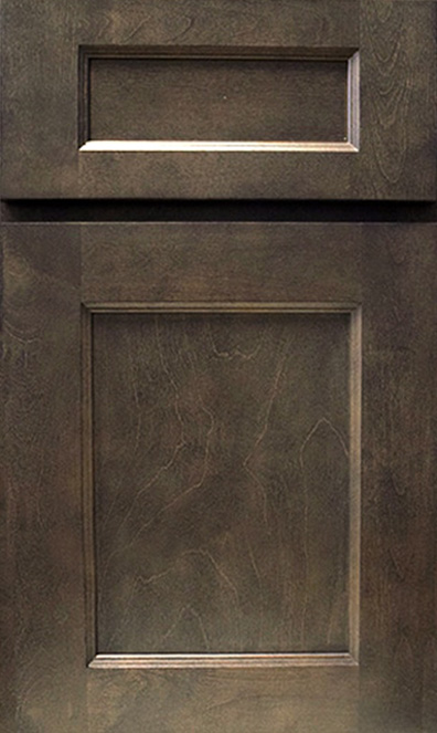 Florence Slate Shaker Single Door Wall Cabinet - 15"W x 36"H