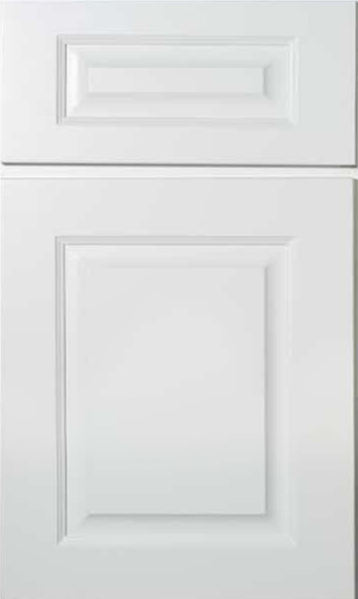 Brazos White Double Door Vanity Sink Base Cabinet - 36"W x 34-1/2"H