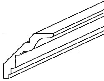 Crown Molding 3 1/4" X 96"
