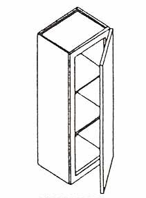 Riviera White Wall Cabinet 12" X 30"