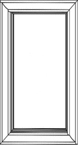 Burnished Brandy Dummy Door 18" X 30"