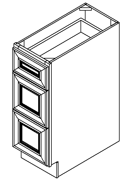3 Drawer Base 21"