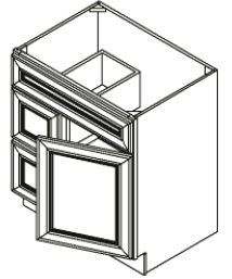 Oxford White Shaker Vanity 30" X 21" Door On The Right