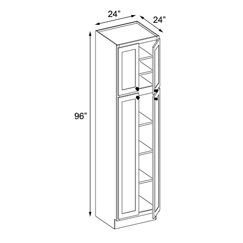 Double Door Pantry Cabinet 