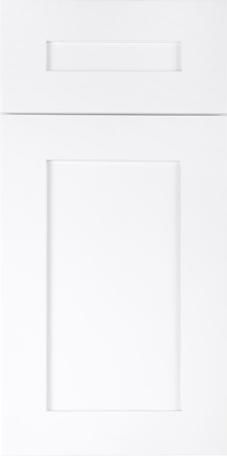 Frameless White Shaker Base Drawer Cabinet - 24"W x 34-1/2"H
