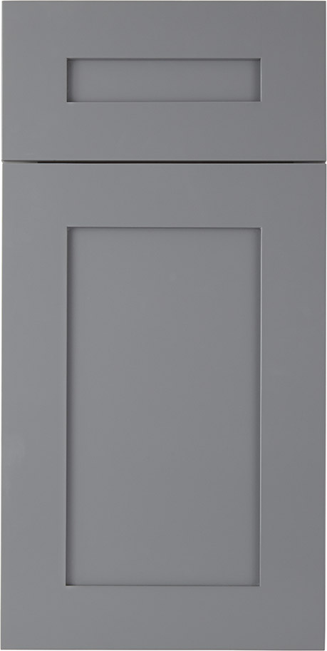 Storm Grey Double Door Wall Cabinet - 30"W x 21"H