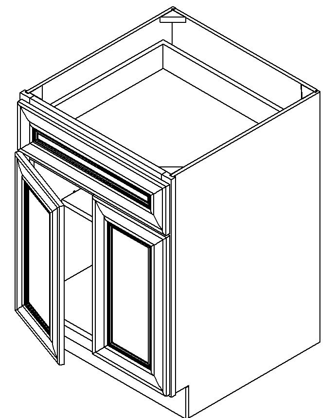 Gainsboro Gray Base Cabinet 30"