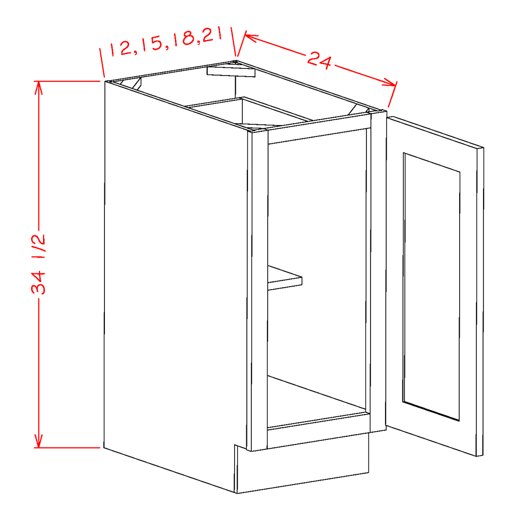 Base Full Height Door 
