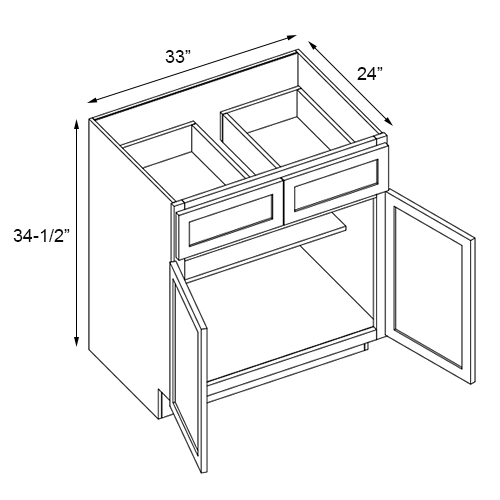 Double Door Standard Base Cabinet 