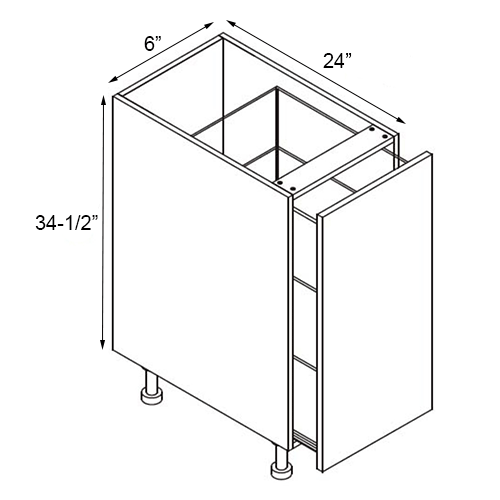 Spice rack cabinet dimensions hot sale