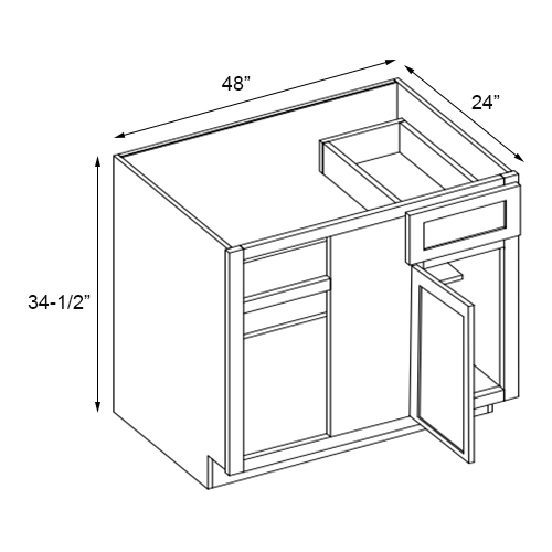 Single Door Blind Base Cabinet 