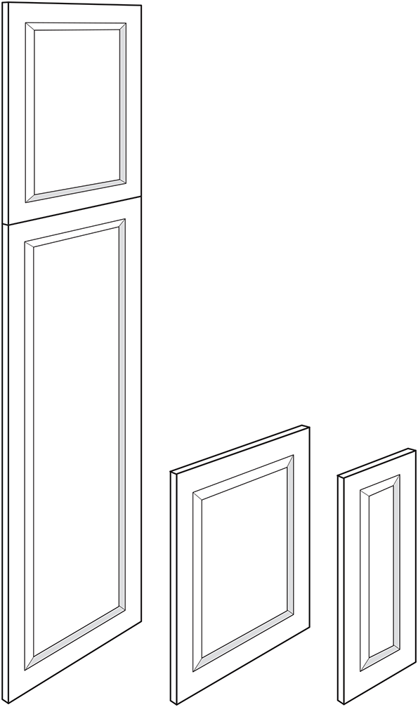 Springfield Shaker Wall Decorative End Panel 12"W x 42"H