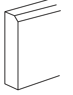 Radnor Slab Shaker Furniture Base Moulding 4.5"H x 96" L