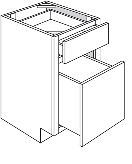 Devon Shaker Base File Cabinet 18"W x 30"H x 21"D