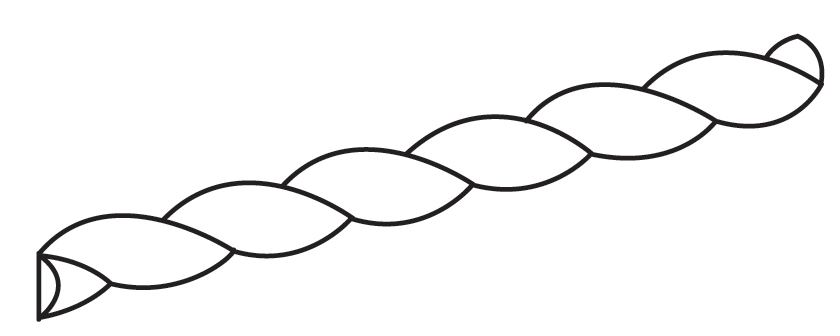 Devon Shaker Rope Moulding 96" L