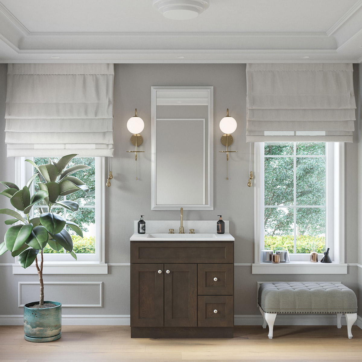 Florence Slate Shaker 36" Vanity #2