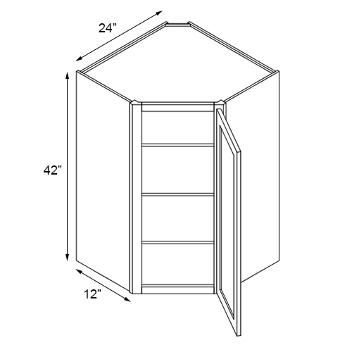 Corner Wall Cabinet 