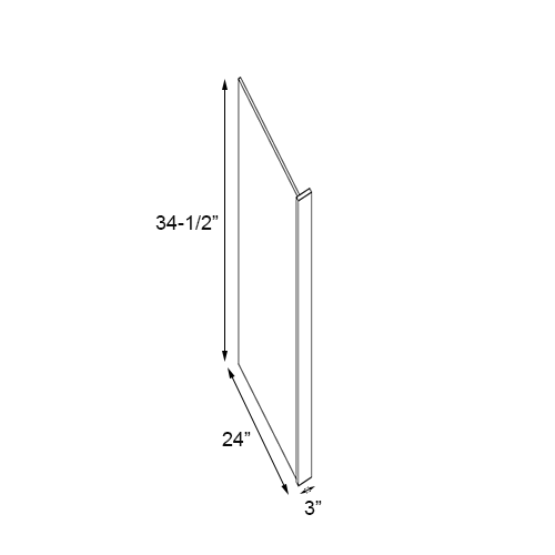 Dish Washer End Panel