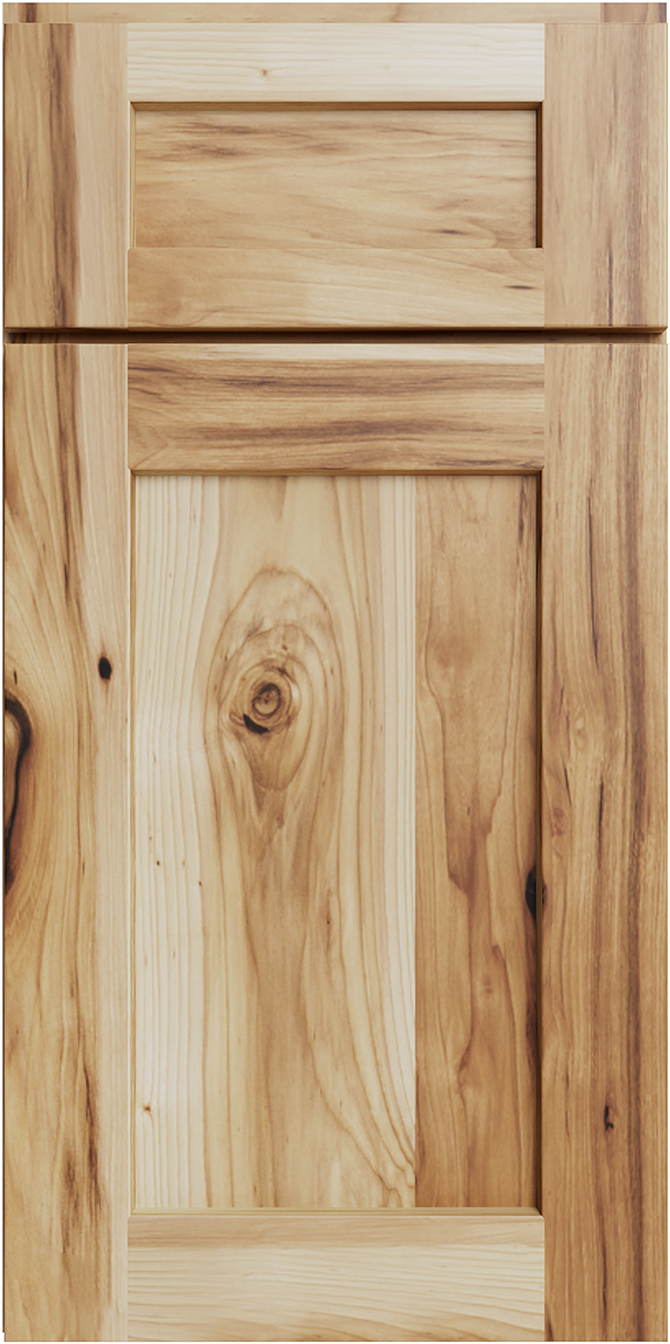 Natural Hickory Shaker Sample Door