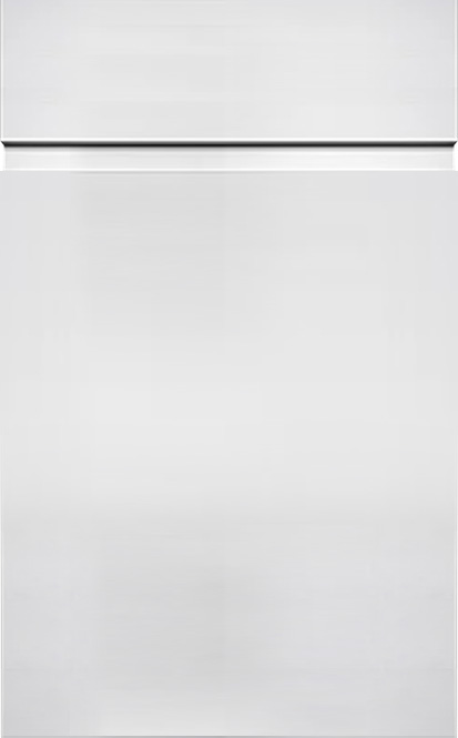 Lacquer White Double Door Refrigerator Wall Cabinet - 30"W x 24"H