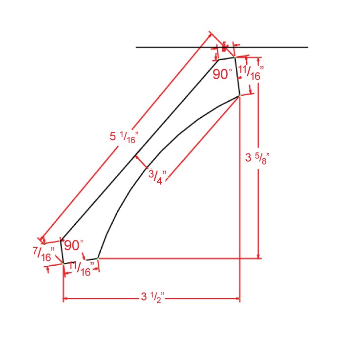 Timber Mist Cove Crown Molding - 3 1/2"D X 96"L X 3 5/8"H