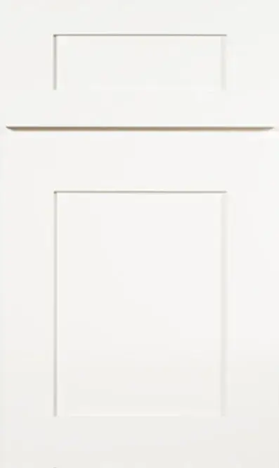 Weston White Shaker Kitchen Cabinets Sample Door