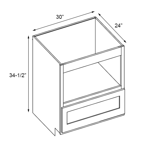 Microwave Base Cabinet 