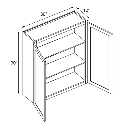 Double Door Wall Cabinet 