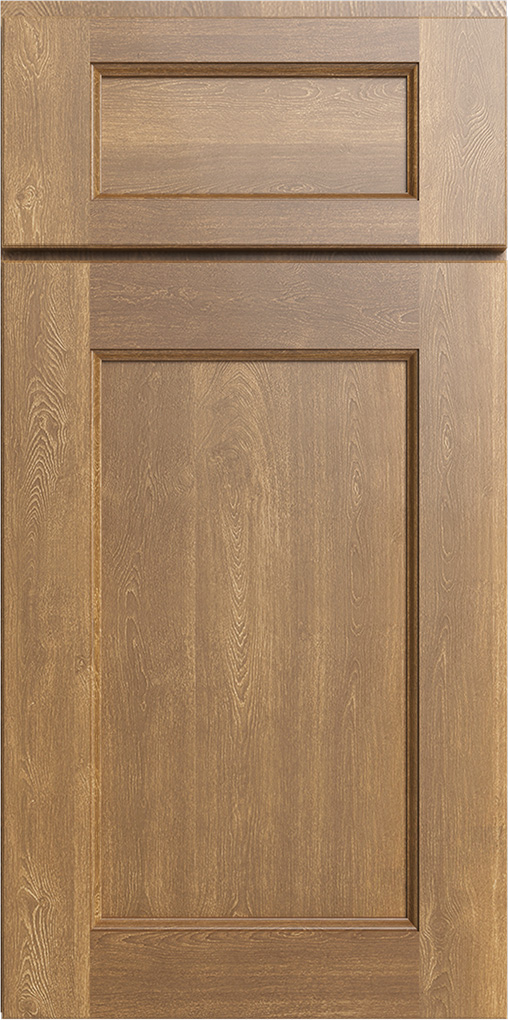 Florence Honey Shaker Single Door Full Height Base Cabinet - 9" W