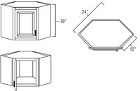 Onyx Black Shaker 24" x 18" Appliance Garages