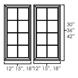 Double Glass Mullion Doors