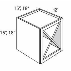 Onyx Black Shaker 18" Wine Storage Cube