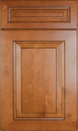 Mahogany Glazed Kitchen Cabinets Sample Door