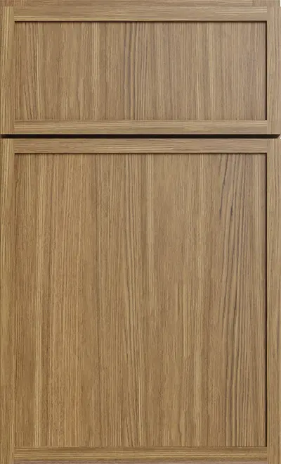 Slim White Oak Kitchen Cabinets