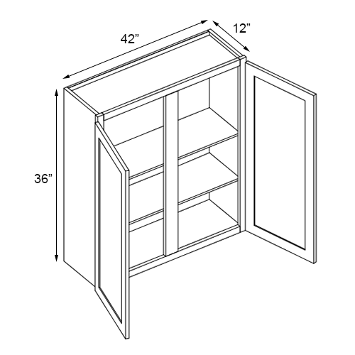Double Door Wall Cabinet 