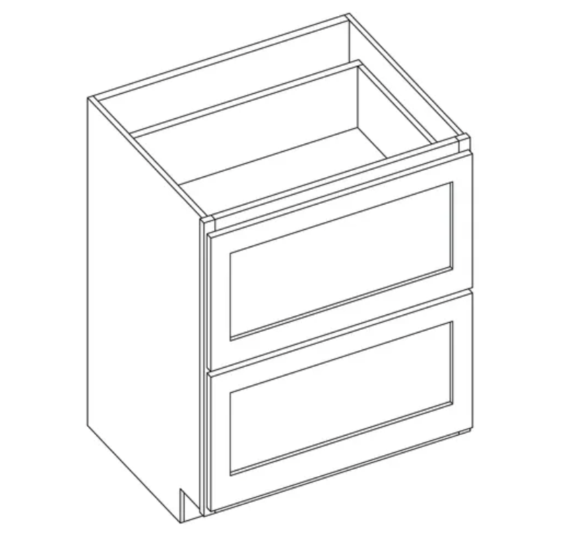2 Drawer Base Cabinet 