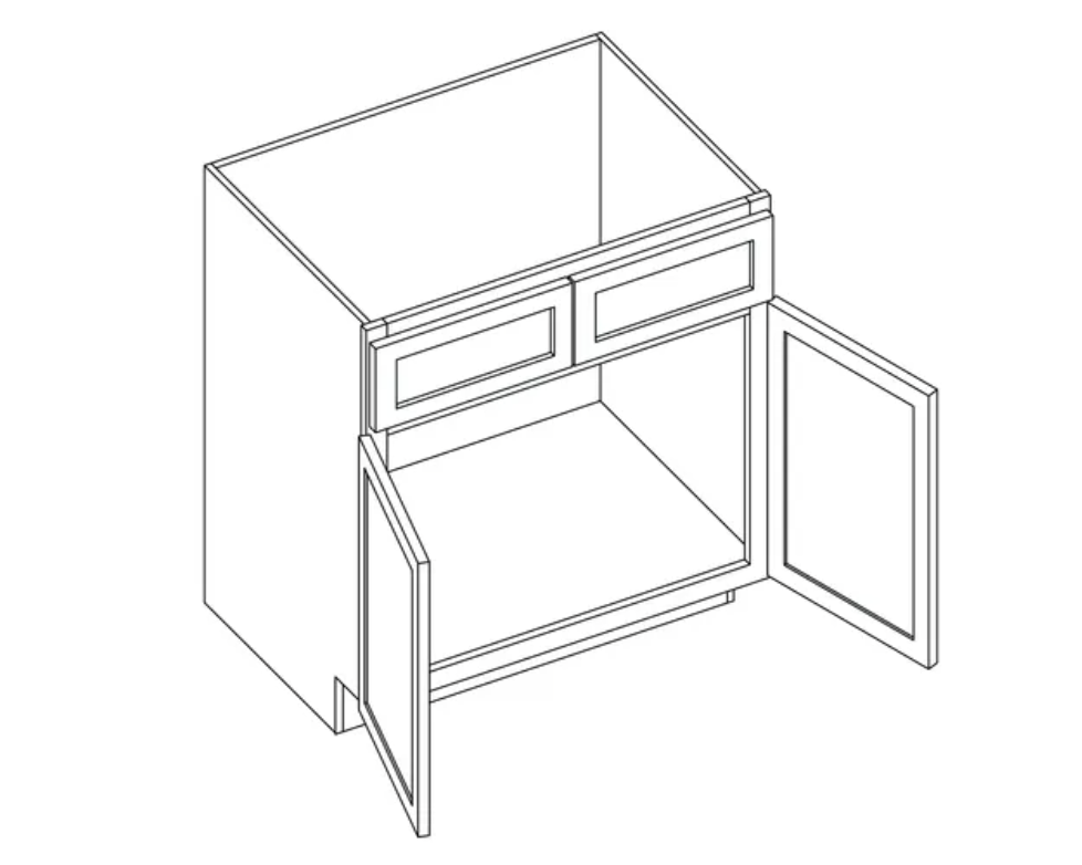 Double Door Vanity Cabinet