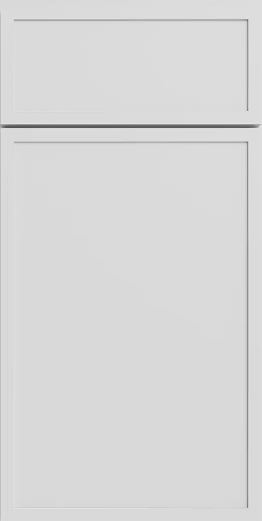 Slim White Shaker Bathroom Vanities Sample Door