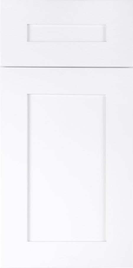 Frameless White Shaker Frameless Bathroom Vanities Kitchen Cabinet Door