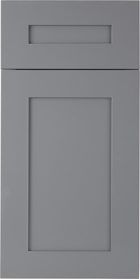 Storm Grey Frameless Bathroom Vanities Sample Door