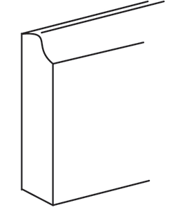 Driftwood Shaker 96" Traditional Furniture Base Moulding