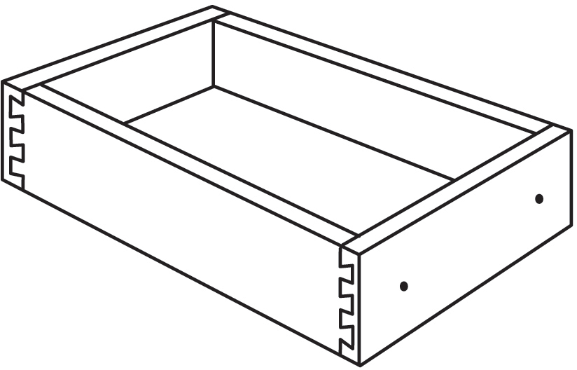 Rustic Slab Soft Close Rollout Tray for 18"W Cabinet