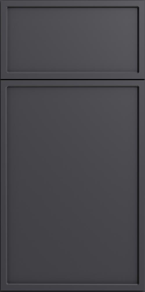 Caldera Charcoal Slim Shaker Cabinets Sample Door