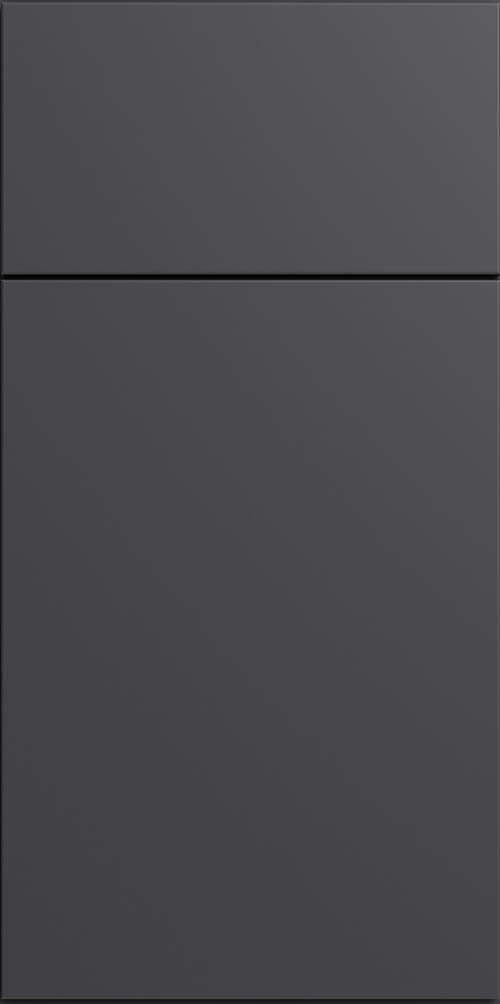 Strata Charcoal Flat Panel Cabinets Sample Door