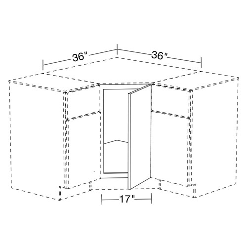 Strata Gray Flat Panel Sink Front Angle 36"
