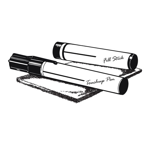 Strata Gray Flat Panel Touch Up Kit Painted Gray